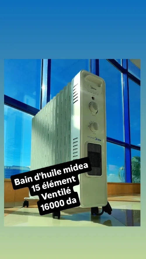 Radiateur électrique midea ventili/ no ventili, schanllenge, cristor, arcodym et a gaz Buttan