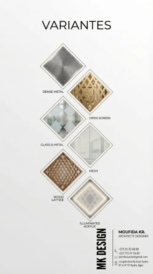 étude, Design et maitrise d'œuvre de réalisation de Façade Aluminium paramétrique