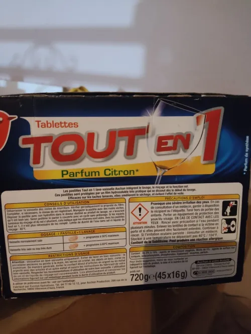 Tablette pour lave vaisselle 45 pièces