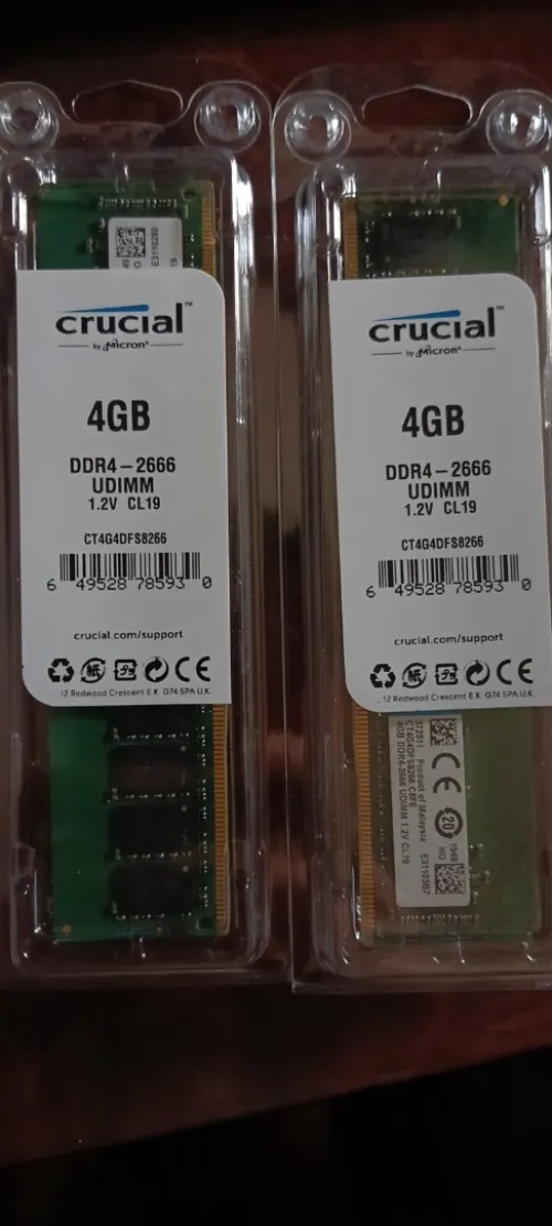 Ram crucial 4*2 8GB 2666mhz