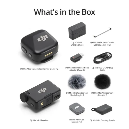 Dji Mic Mini Microphone Sans Fil
