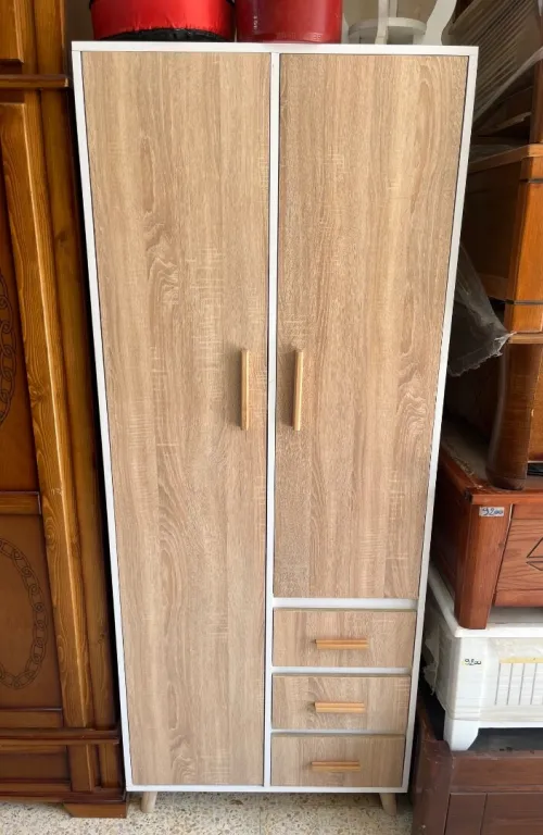 Garde robe 2porte mélamine