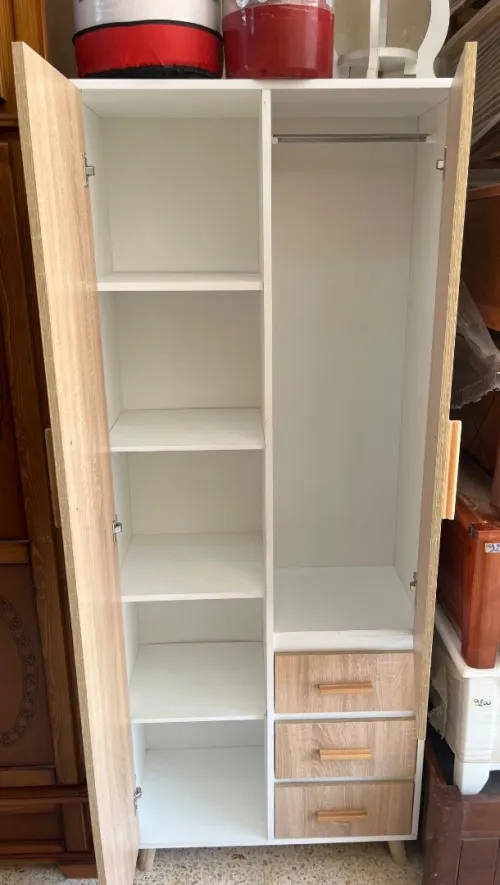 Garde robe 2porte mélamine