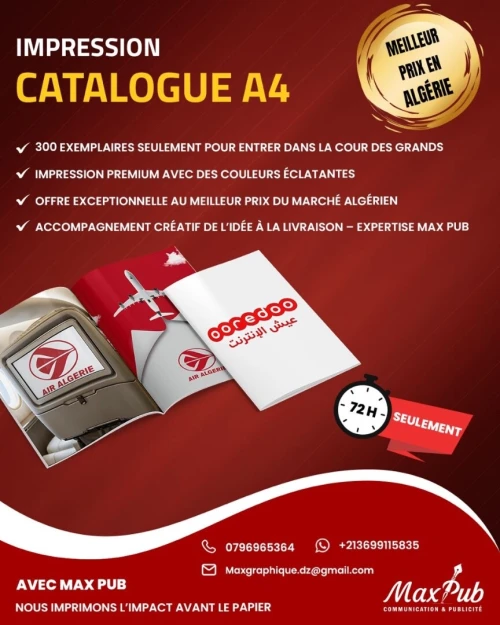 Impression de catalogues