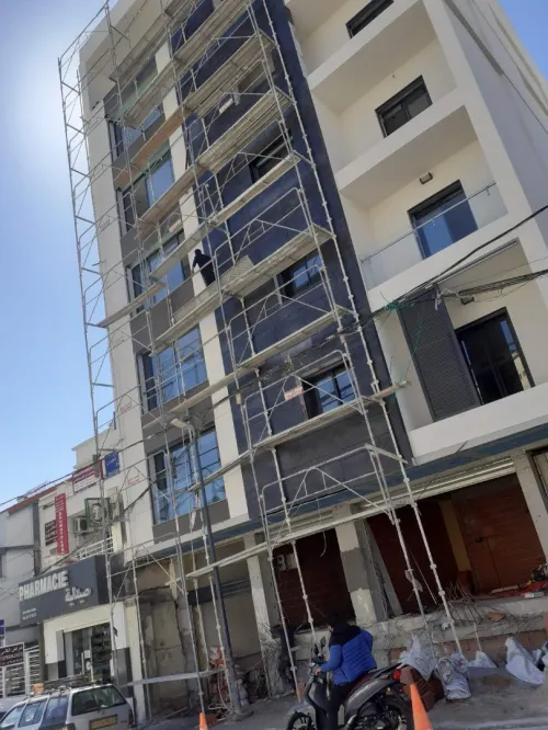 Travaux de façade HPL, Aluco, terre cuite (fundermax, alucostar, frontek,.. )