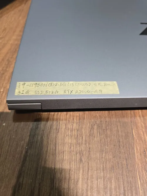 HP Zbook G8 I9-11950H