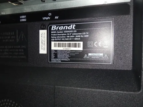 Pièces détachées pour téléviseur toutes fonctionnelles TV BRANDT B5504UHD et samsung 32
