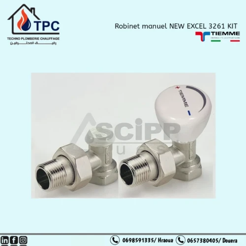 Robinet Radiateur Manuel TIEMME