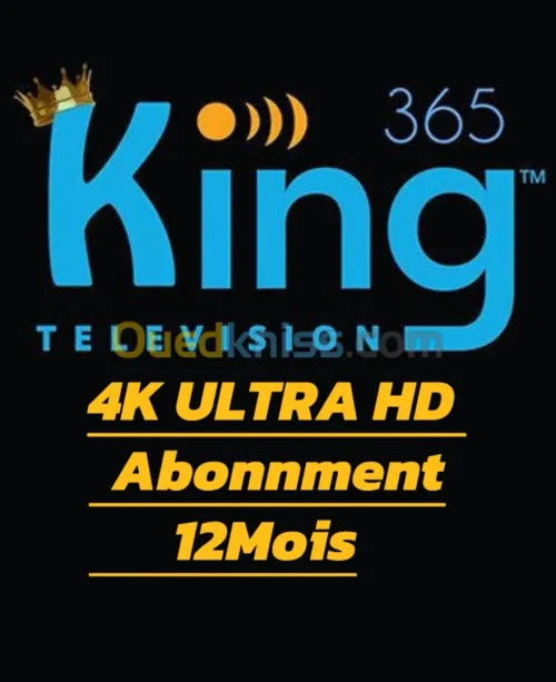 ABONNMENT King365 4k 12 Mois 