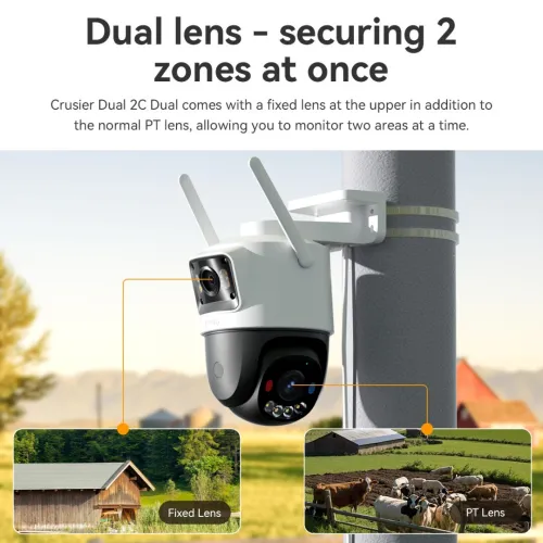 Camera imou Cuiser Dual 2C 4G Sim 6mp Full-Color Original
