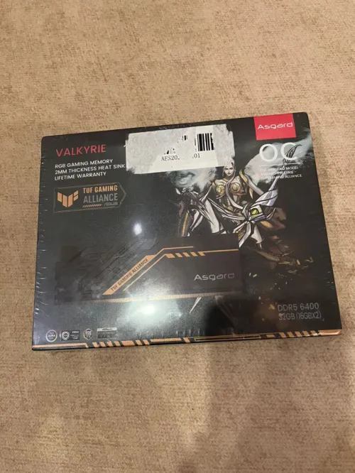 Kit RAM DDR5 Asgard TUF Valkyrie 32GB (2x16GB) 6400MHz RGB - Dual Channel