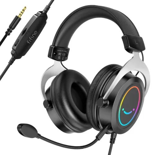 Casque Fifine H3 Gaming Headset PS5, Xbox, PC, microphone amovible 3,5 mm
