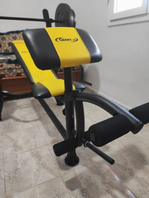 BANC DE MUSCULATION ET POIDS GIANT FIT