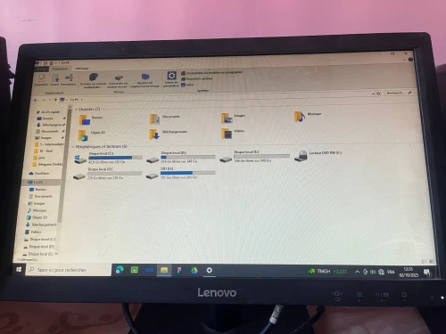 Pc bureau lenovo 