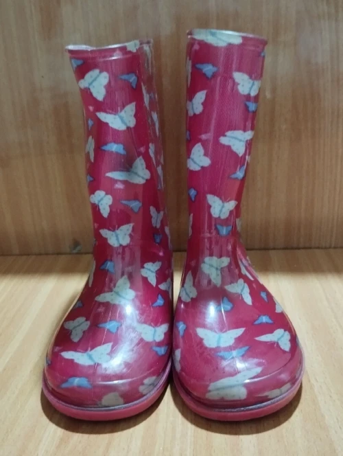 Bottes de pluie Papillon Rouge Venu de France