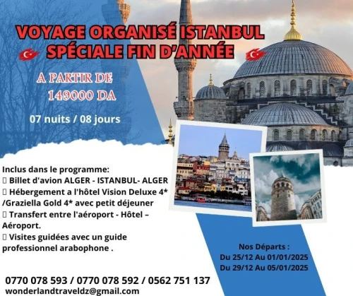 voyage organisé istanbul