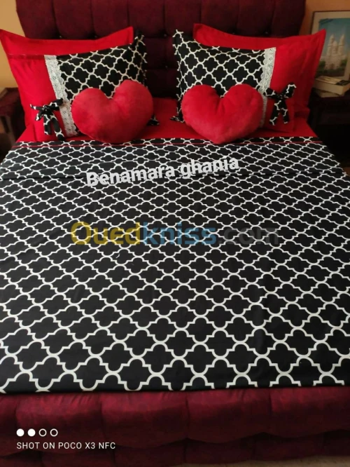 Parures de drap sur commande 