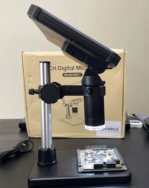 Microscope 7 pouces écran 17cm, 1200x