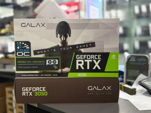 CARTE GRAPHIQUE GALAX NVIDIA GEFORCE RTX3050 OC 6G GDDR6 96BIT  2FANS