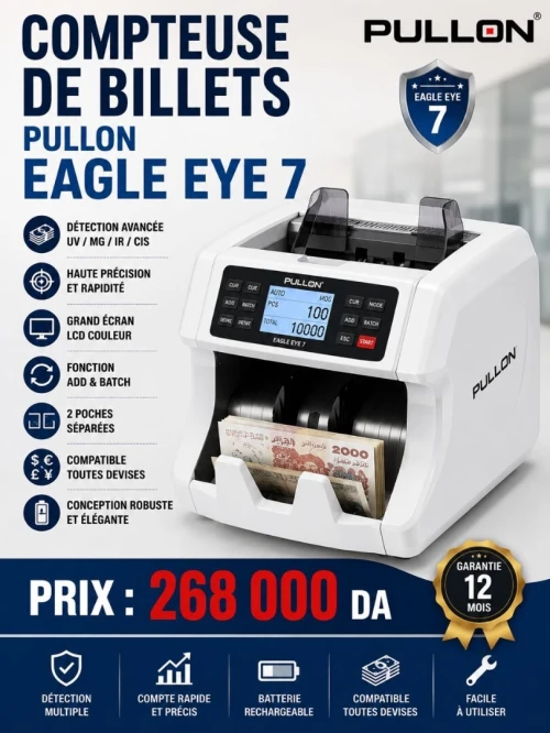 COMPTEUSE DE BILLETS PULLON EAGLE EYE 7
