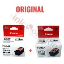 PACK TÊTE D'IMPRESSION  CANON BH-40 NOIR ET CH40 COULEURS -ORIGINAL