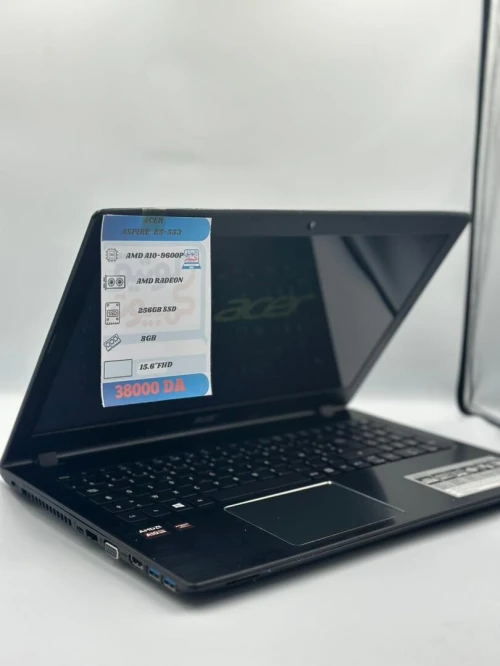 LAPTOP ACER ASPIRE   E5-553 AMD A10-9600P/8GB/256G SSD /15.6' HD / OCASSION / BATTERIE NEW