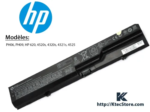 BATTERIE HP 4520/620/4320/CQ321/PH06/ HSTNN-IB1B 10.8V-5200MAH