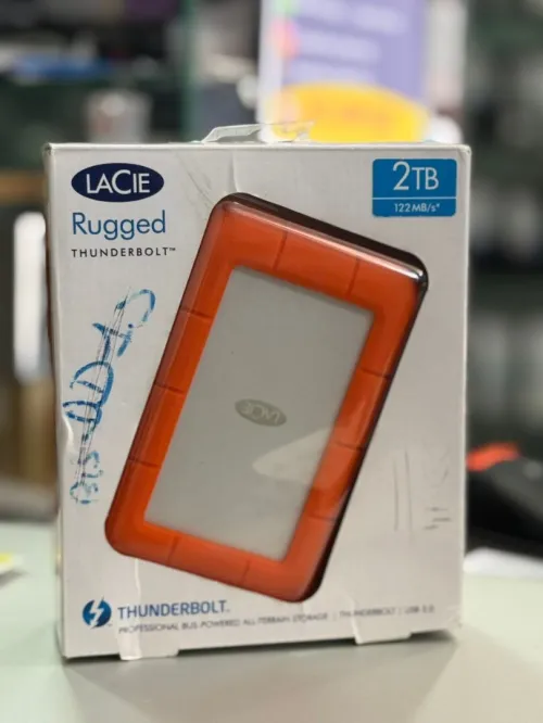 Disque Dur Externe Portable LaCie Rugged USB-C 2To 
