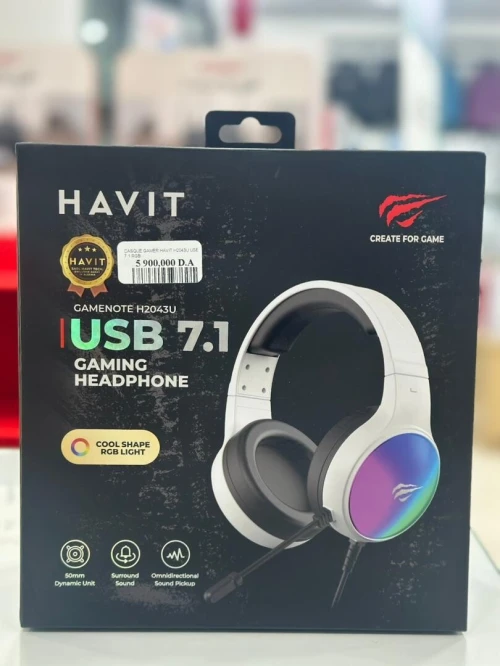 Casque Gaming Havit H2043U USB 7.1