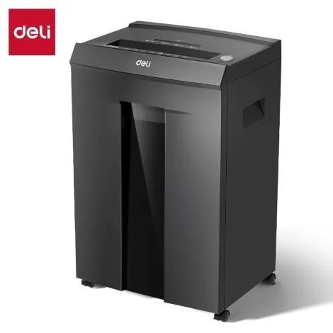 Destructeur De Papier Deli E9952 Coupe croisée A4 - 10 Feuilles / 23 Litres