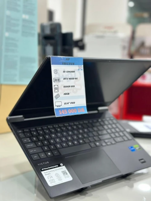 HP VICTUS GAMING 15-FA  I5-13420H/16G/512 SSD/CG RTX 4050 6GB/ WIN 11 /15.6'/OFFICE 2019 AVEC CHARGEUR ORIGINAL