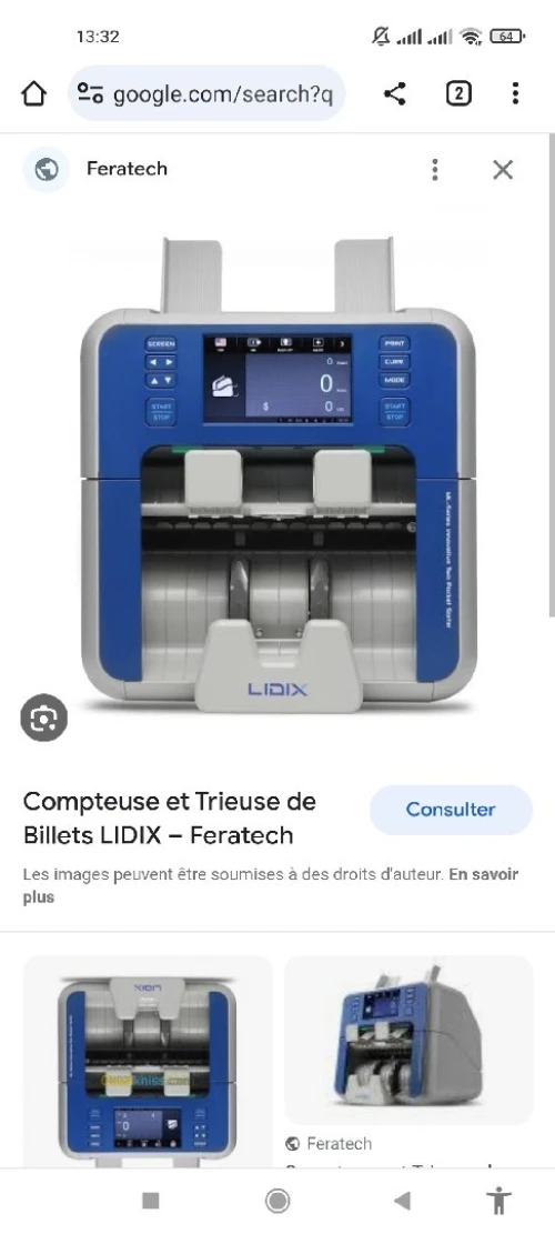 Réparation compteuse de billets