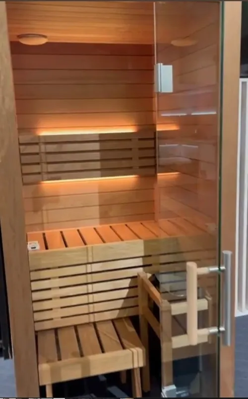 Le Sauna Harvia avec le bois . Aspen ,Abachi,thermoaspen,Thermoalder,pine , Spruce 