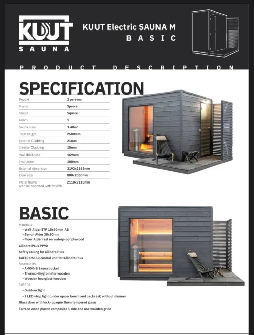 Le Sauna Harvia avec le bois . Aspen ,Abachi,thermoaspen,Thermoalder,pine , Spruce 