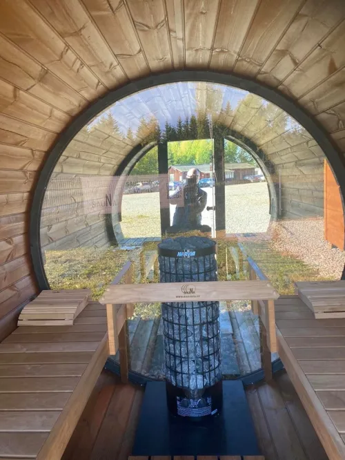 Le Sauna Harvia avec le bois . Aspen ,Abachi,thermoaspen,Thermoalder,pine , Spruce 