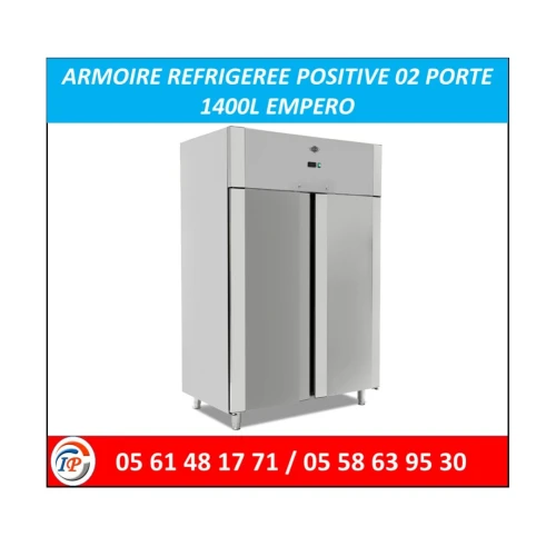 ARMOIRE REFRIGEREE POSITIVE 02 PORTES EMPERO 