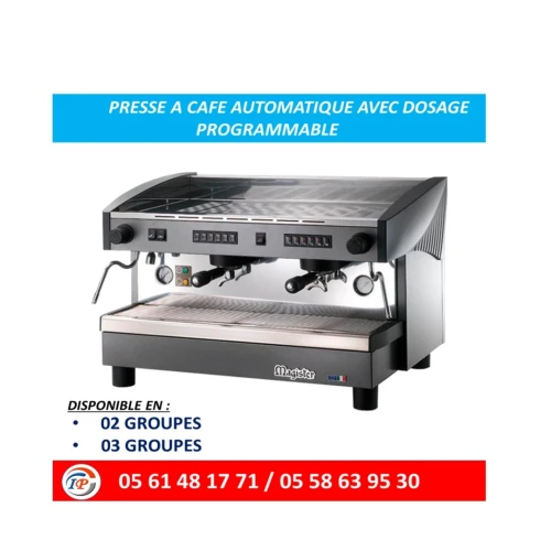 PRESSE A CAFE AUTOMATIQUE 02 GROUPES AVEC DOSAGE PROGRAMMABLE MAGISTERE 