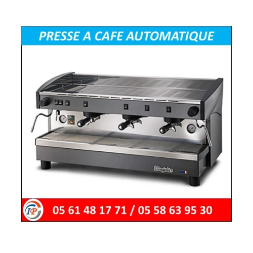 PRESSE A CAFE AUTOMATIQUE  03 GROUPES AVEC DOSAGE PROGRAMMABLE MARQUE MAGISTER