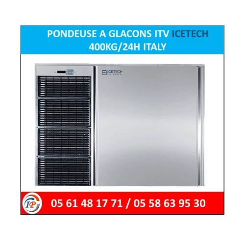 PONDEUSE A GLACONS ITV ICETECH 400KG/24H ITALY 