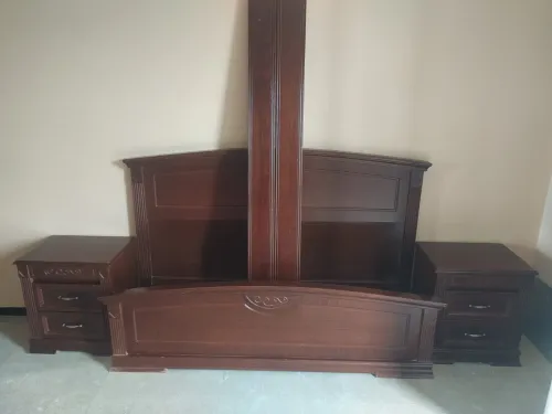 Chambre à coucher bois hêtre