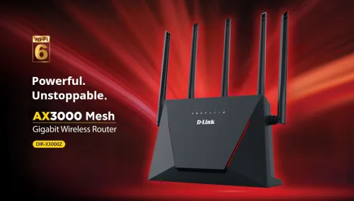 Routeur WiFi 6 Mesh avec 5 antennes DIR-X3000Z AX3000 D-Link