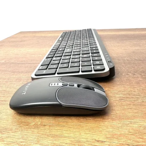 Clavier + Souris HAVIT Sans Fil Rechargeable Bluetooth Intégrer + 2.4GHz KB836WB Compatible PC / Laptop / Tablette