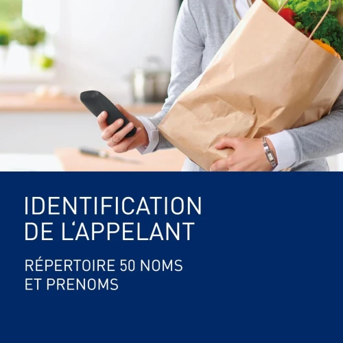 Panasonic KX-TG1612FRH ensemble de deux téléphones fixes sans fil (Duo)