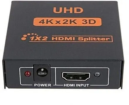 Splitter/répartiteur HDMI 1Entrée 4Sorties/1entrée 2 sorties Soutien 4K,Supporte PC Xbox HDTV DVD Écran Projecteur