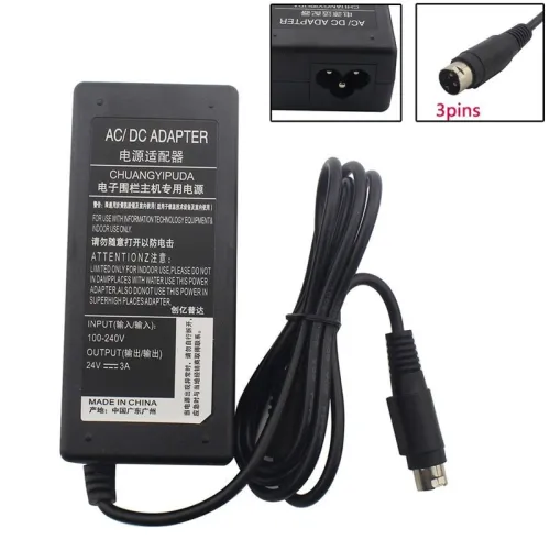 TRANSFO/CHARGEUR 24V 3A 3PINES 72W - HOME PUFF