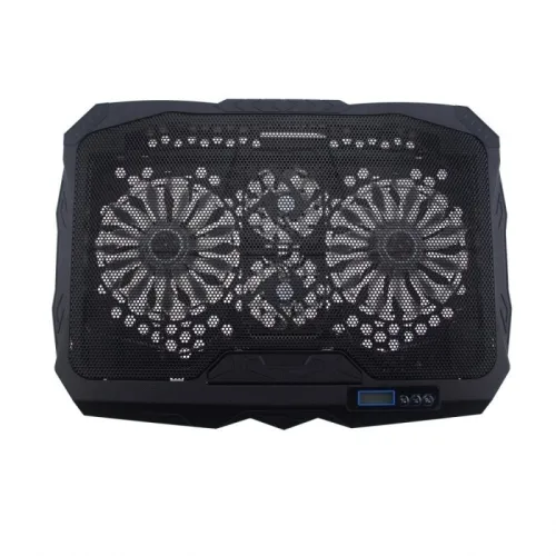 Support Refroidisseur S18 a 4 ventilo rgb pour ordinateur Portable 10 à 17 pouces