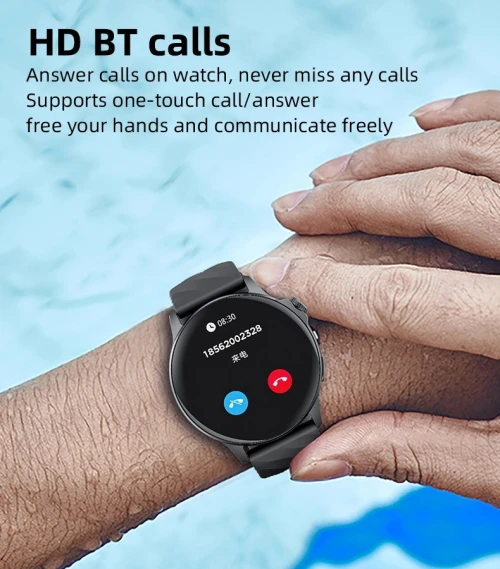 Smartwatch Circular YESIDO IO29 | Écran HD, Étanchéité IP67 et Autonomie Longue Durée