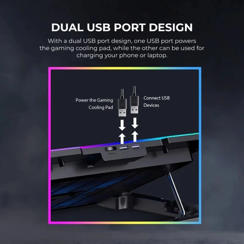 Support de Refroidissement pour PC Portable et téléphone Gamer Havit F2069.