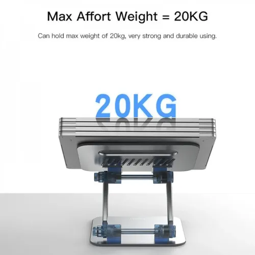 Support en aluminium réglable pour ordinateur portable de 10 à 17,3 pouces, Yesido LP04