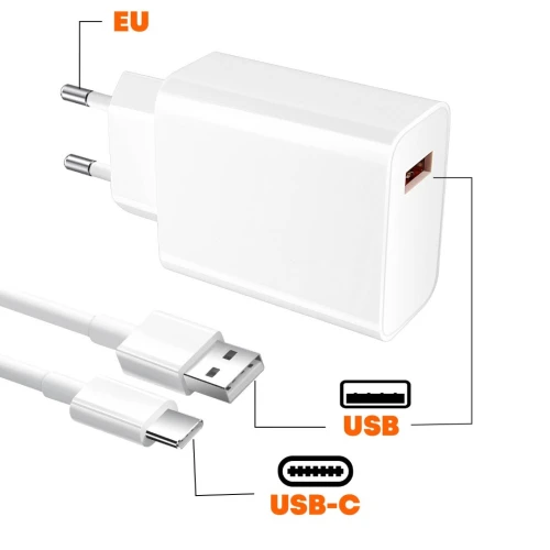 chargeur original ultra-rapide Xiaomi 33W Turbo pour Xiaomi/ Redmi Note/POCO